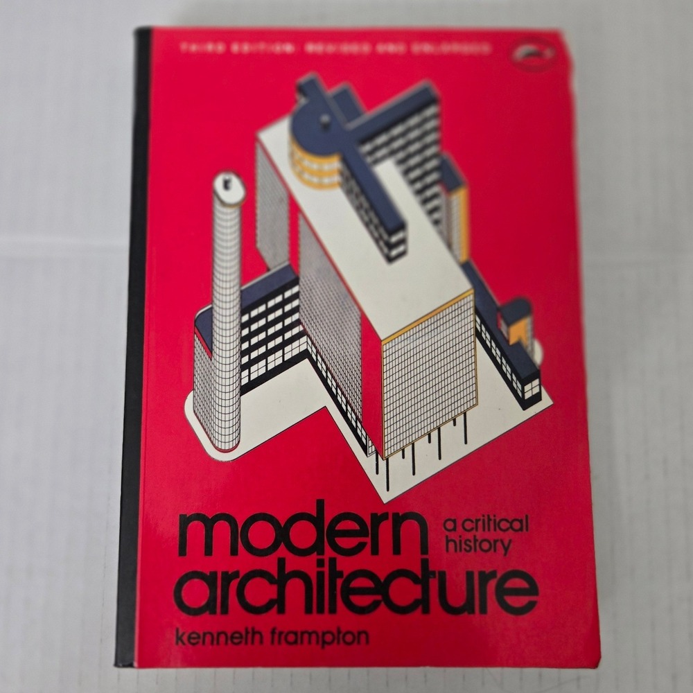Vintage Modern Architecture Kenneth Frampton Thames Hudson 3rd Ed Book 1996